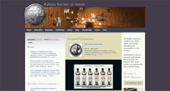Desktop Screenshot of buffalosocietyofartists.org